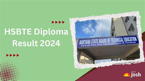 HSBTE Result 2024 OUT on hsbte.org.in; Direct Link to .